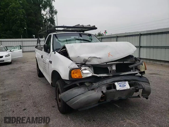 2004 Ford F-150 XL with VIN 2FTRF18244CA43689, listed as a Copart auction lot 57399855 with 152,772 mi miles and Salvage title. Bid and sale history available at DreamBid. Image 13.