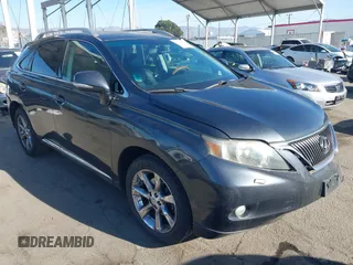 2010 Lexus RX 350 with VIN 2T2BK1BA9AC010849, listed as a IAAI auction lot 41130507 with 312,313 mi miles. Bid and sale history available at carsss.com. Image 1.