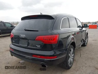 2015 Audi Q7 Premium Plus with VIN WA1LGAFE6FD015762, listed as a IAAI auction lot 42260301 with 125,748 mi miles and . Bid and sale history available at DreamBid. Image 4.