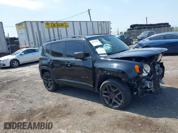 2021 Jeep Renegade Latitude with VIN ZACNJDBB5MPN33810, listed as a IAAI auction lot 42167988 with Not provided miles and . Bid and sale history available at DreamBid. Image 1.