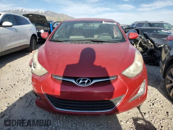 2014 Hyundai Elantra SE z VIN KMHDH4AE6EU145552, wystawiony jako Copart lot #56427085 z przebiegiem 74 753 mil mil oraz Szkoda całkowita • Salvage title. Historia ofert i sprzedaży dostępna na DreamBid. Obrazek 5.