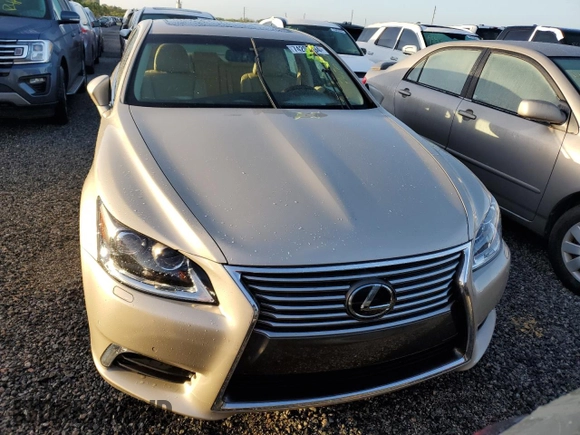 2017 Lexus LS with VIN JTHBL5EF5H5145462, listed as a Copart auction lot 74207494 with 0 mi miles and Salvage Title. Bid and sale history available at carsss.com. Image 5.