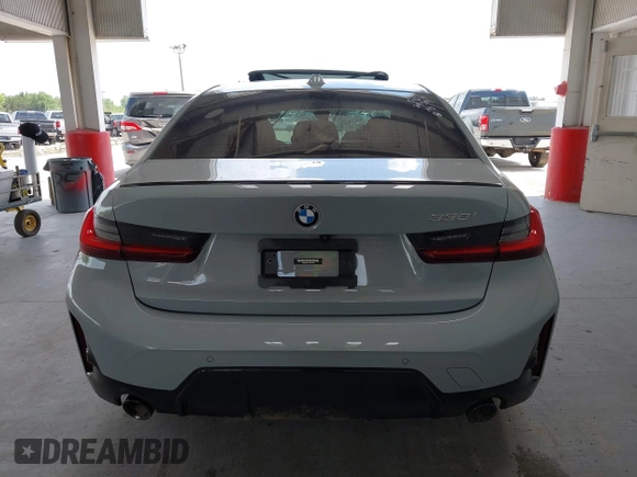 2023 BMW 3 Series 330i with VIN 3MW69FF01P8D33427, listed as a IAAI auction lot 42461734 with 15,587 mi miles and . Bid and sale history available at DreamBid. Image 16.