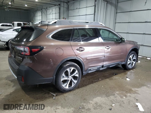2022 Subaru Outback Touring XT with VIN 4S4BTGPD7N3192472, listed as a Copart auction lot 45467085 with 60,866 mi miles and Salvage title. Bid and sale history available at DreamBid. Image 3.