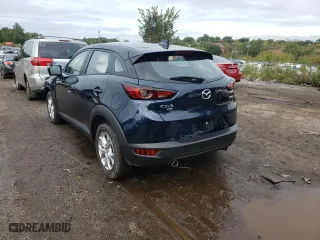 2021 Mazda CX-3 Sport with VIN JM1DKFB71M1516358, listed as a Copart auction lot 61808482 with 7,712 mi miles. Bid and sale history available at carsss.com. Image 3.