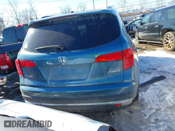 2016 Honda Pilot Elite with VIN 5FNYF6H04GB060786, listed as a IAAI auction lot 41335550 with 152,863 mi miles. Bid and sale history available at carsss.com. Image 16.