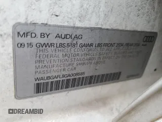 2016 Audi S4 Premium Plus z VIN WAUBGAFL8GA008585, wystawiony jako Copart lot #46498735 z przebiegiem 95 676 mil mil oraz Szkody całkowita. Historia ofert i sprzedaży dostępna na DreamBid. Obrazek 12.
