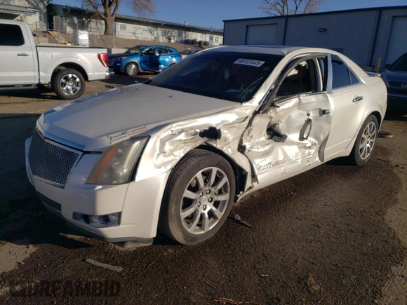 2008 Cadillac CTS RWD z VIN 1G6DV57V080206709, wystawiony jako Copart lot #46721445 z przebiegiem Nie podano mil oraz Szkoda całkowita • Salvage title. Historia ofert i sprzedaży dostępna na DreamBid. Obrazek 1.