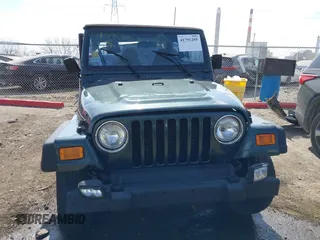 2002 Jeep Wrangler Sport with VIN 1J4FA49S62P743771, listed as a IAAI auction lot 41791205 with 186,622 mi miles. Bid and sale history available at carsss.com. Image 13.