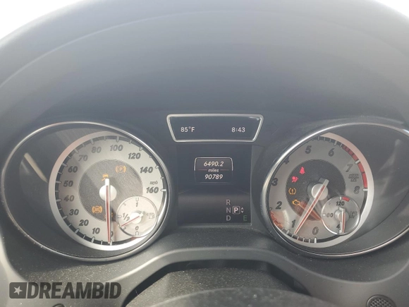 2014 Mercedes-Benz CLA 250 with VIN WDDSJ4EB3EN050303, listed as a Copart auction lot 58004235 with 90,789 mi miles and Salvage title. Bid and sale history available at DreamBid. Image 9.