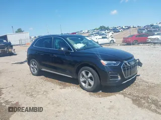 2023 Audi Q5 Premium Plus with VIN WA1BBAFY0P2041145, listed as a IAAI auction lot 41976922 with 20,447 mi miles and . Bid and sale history available at DreamBid. Image 1.