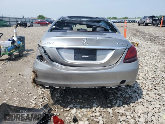 2019 Mercedes-Benz C 300 with VIN 55SWF8EB2KU285188, listed as a Copart auction lot 59468995 with Not provided miles and Non repairable. Bid and sale history available at DreamBid. Image 6.