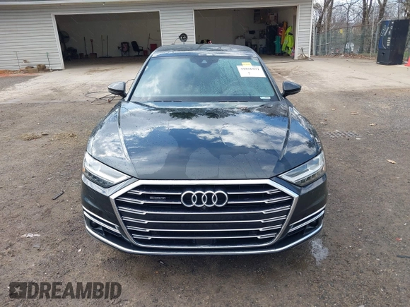 2019 Audi A8 L with VIN WAU8DAF84KN019115, listed as a IAAI auction lot 41856931 with 84,387 mi miles. Bid and sale history available at carsss.com. Image 13.