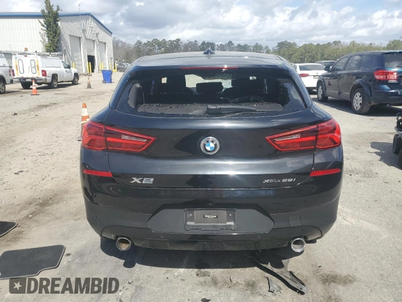 2019 BMW X2 xDrive28i with VIN WBXYJ5C58KEF83319, listed as a Copart auction lot 47358275 with 56,029 mi miles and Clean Title. Bid and sale history available at carsss.com. Image 6.