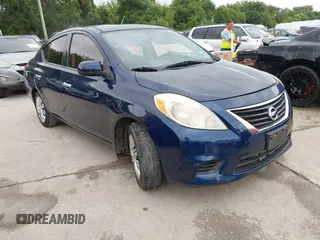 2012 Nissan Versa SV with VIN 3N1CN7AP6CL922432, listed as a IAAI auction lot 42422588 with 104,269 mi miles and . Bid and sale history available at DreamBid. Image 1.