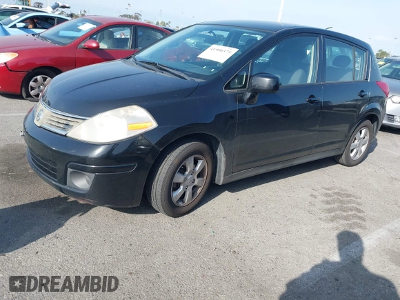 2009 Nissan Versa 1.8 SL with VIN 3N1BC13E79L406566, listed as a IAAI auction lot 41900375 with 109,470 mi miles. Bid and sale history available at carsss.com. Image 2.