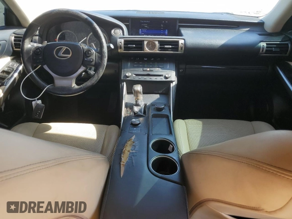 2016 Lexus IS 200t with VIN JTHBA1D2XG5015902, listed as a Copart auction lot 61238655 with 127,466 mi miles and Salvage title. Bid and sale history available at DreamBid. Image 8.
