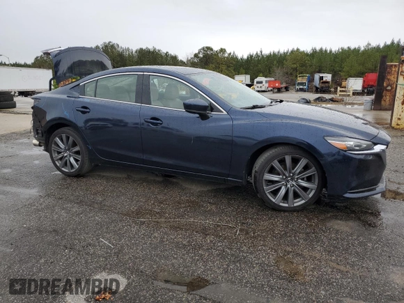 2018 Mazda 6 Grand Touring with VIN JM1GL1TY3J1305291, listed as a Copart auction lot 49159765 with 145,965 mi miles and Salvage Title. Bid and sale history available at DreamBid. Image 4.