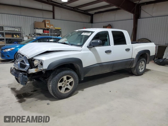 2006 Dodge Dakota SLT with VIN 1D7HW48K76S535781, listed as a Copart auction lot 50415565 with 115,629 mi miles and Clean Title. Bid and sale history available at carsss.com. Image 1.