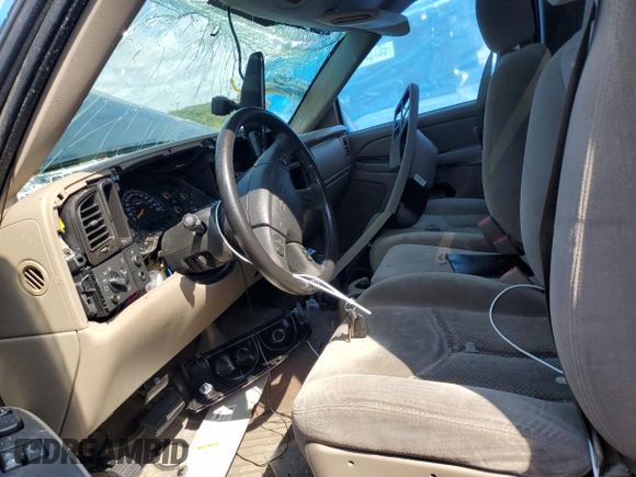 2005 Chevrolet Silverado 1500 LS with VIN 1GCEC14T45Z265515, listed as a Copart auction lot 58745165 with Not provided miles and Salvage title. Bid and sale history available at DreamBid. Image 7.