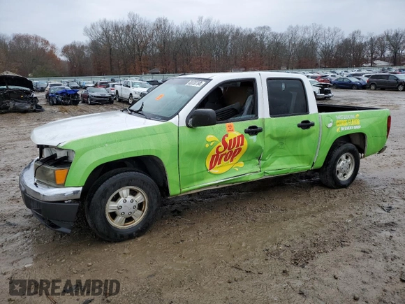 2008 GMC Canyon SLE1 with VIN 1GTCS13E888131095, listed as a Copart auction lot 85530794 with 0 mi miles and Salvage Title. Bid and sale history available at carsss.com. Image 1.