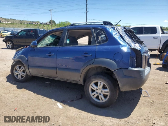 2006 Hyundai Tucson GLS with VIN KM8JN72D76U303031, listed as a Copart auction lot 53524894 with 0 mi miles and Salvage Title. Bid and sale history available at carsss.com. Image 2.