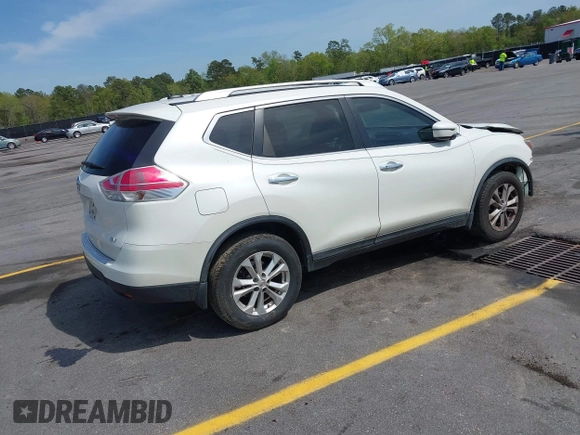 2016 Nissan Rogue S with VIN KNMAT2MT7GP604822, listed as a IAAI auction lot 41928614 with 95,596 mi miles and . Bid and sale history available at DreamBid. Image 4.