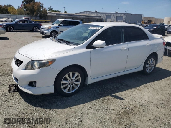 2009 Toyota Corolla with VIN 1NXBU40E19Z105258, listed as a Copart auction lot 54937765 with 264,994 mi miles and Clean Title. Bid and sale history available at carsss.com. Image 1.