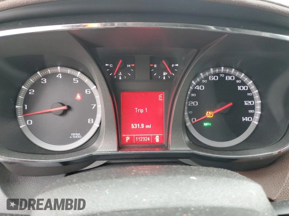 2011 GMC Terrain SLT-2 with VIN 2CTFLXE5XB6269765, listed as a Copart auction lot 43793145 with 112,324 mi miles and Salvage Title. Bid and sale history available at carsss.com. Image 9.