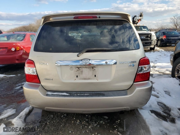 2007 Toyota Highlander Hybrid with VIN JTEHW21A270040638, listed as a Copart auction lot 87361254 with 329,801 mi miles and Clean Title. Bid and sale history available at carsss.com. Image 6.