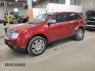 2008 Lincoln MKX with VIN 2LMDU88C78BJ15966, listed as a Copart auction lot 48420855 with 148,595 mi miles and Salvage Title. Bid and sale history available at carsss.com. Image 1.