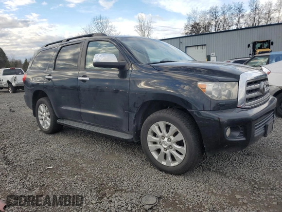 2008 Toyota Sequoia Platinum with VIN 5TDBY67A88S007953, listed as a Copart auction lot 85374204 with 183,832 mi miles and Salvage Title. Bid and sale history available at carsss.com. Image 4.