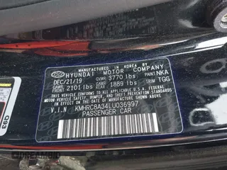 2020 Hyundai Venue SEL с VIN KMHRC8A34LU036997, выставлен на аукционе IAAI как лот 42186229 с пробегом 32 722 миль миль и . История ставок и продаж доступна на DreamBid. Изображение 9.