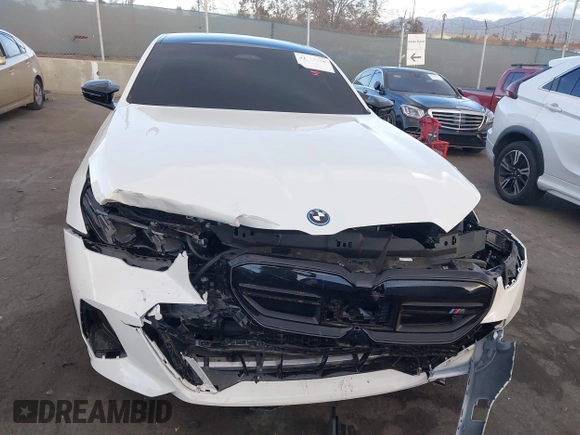 2024 BMW i5 M60 with VIN WBY43FK05RCR89416, listed as a IAAI auction lot 41263506 with 5,062 mi miles and . Bid and sale history available at DreamBid. Image 12.