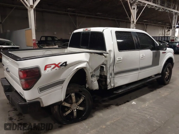 2013 Ford F-150 XL with VIN 1FTFW1ET7DFA81499, listed as a IAAI auction lot 41302118 with 153,976 mi miles. Bid and sale history available at carsss.com. Image 6.