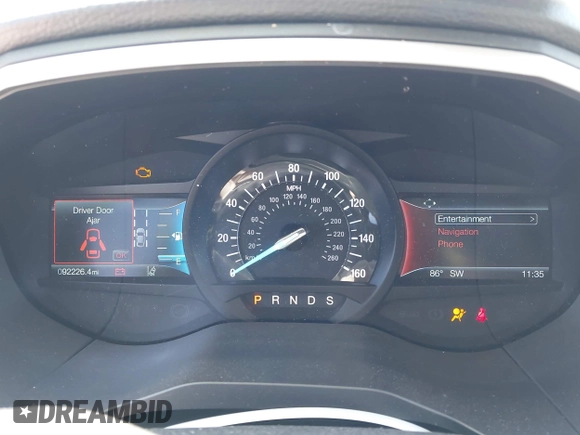 2019 Ford Edge SEL with VIN 2FMPK3J98KBC01441, listed as a IAAI auction lot 41878033 with 92,226 mi miles. Bid and sale history available at carsss.com. Image 7.