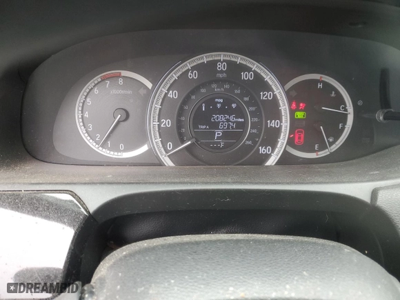 2016 Honda Accord Sedan LX with VIN 1HGCR2F35GA211944, listed as a Copart auction lot 49690825 with 208,246 mi miles and Salvage Title. Bid and sale history available at carsss.com. Image 9.