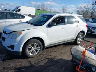 2013 Chevrolet Equinox LS with VIN 2GNFLCEK7D6420503, listed as a IAAI auction lot 41853106 with 153,072 mi miles. Bid and sale history available at carsss.com. Image 2.