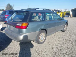 2001 Subaru Legacy Wagon Outback H6 L.L. Bean Edition with VIN 4S3BH806517626205, listed as a IAAI auction lot 42087202 with 188,538 mi miles. Bid and sale history available at carsss.com. Image 4.