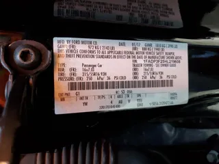2017 Ford Focus SE with VIN 1FADP3F25HL219608, listed as a Copart auction lot 56559925 with 100,207 mi miles and Salvage title. Bid and sale history available at DreamBid. Image 12.