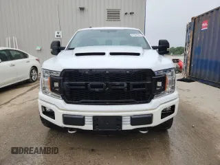 2018 Ford F-150 XL with VIN 1FTEW1E57JFC16425, listed as a Copart auction lot 61947945 with 110,364 mi miles and Salvage title. Bid and sale history available at DreamBid. Image 5.