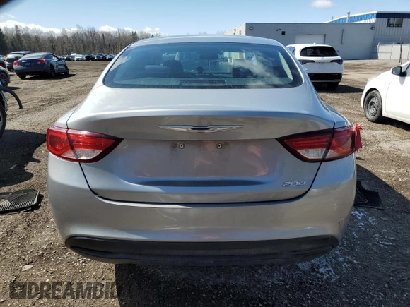 2016 Chrysler 200 LX with VIN 1C3CCCFB0GN114368, listed as a Copart auction lot 49909185 with 168,931 mi miles and Salvage Title. Bid and sale history available at carsss.com. Image 6.