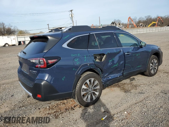 2023 Subaru Outback Touring with VIN 4S4BTAPCXP3134556, listed as a Copart auction lot 51289375 with 17,998 mi miles and Salvage title. Bid and sale history available at DreamBid. Image 3.