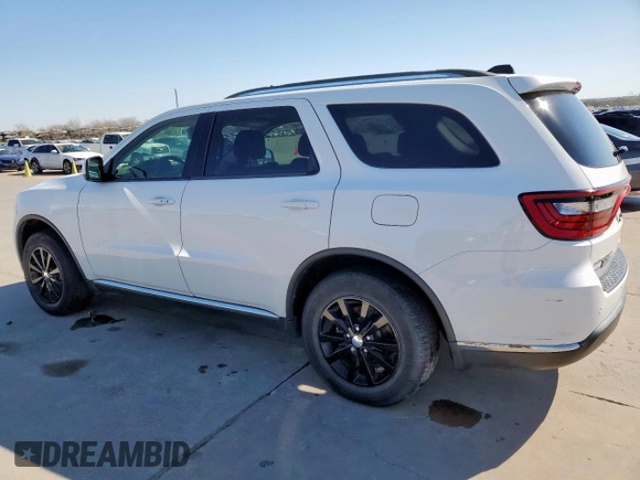 2017 Dodge Durango SXT z VIN 1C4RDJAG3HC824081, wystawiony jako Copart lot #48723325 z przebiegiem 129 372 mil mil oraz Czysty tytuł • Clean title. Historia ofert i sprzedaży dostępna na DreamBid. Obrazek 2.