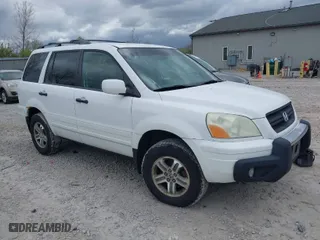 2004 Honda Pilot EX with VIN 2HKYF18604H559427, listed as a IAAI auction lot 42045954 with 361,939 mi miles. Bid and sale history available at carsss.com. Image 1.