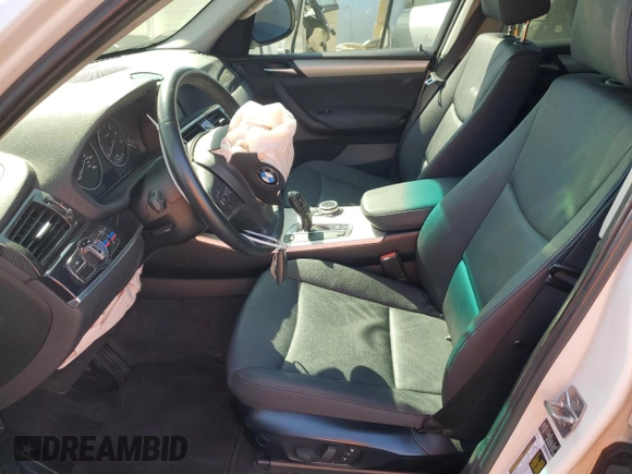 2012 BMW X3 28i with VIN 5UXWX5C56CL725341, listed as a Copart auction lot 52649105 with 97,855 mi miles and Salvage Title. Bid and sale history available at DreamBid. Image 7.