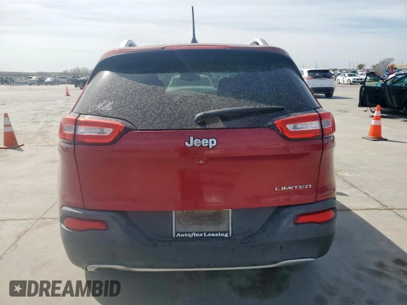 2016 Jeep Cherokee Limited with VIN 1C4PJLDB6GW157922, listed as a Copart auction lot 49172065 with 263,600 mi miles and Salvage Title. Bid and sale history available at carsss.com. Image 6.