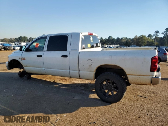 2007 Dodge 2500 Laramie with VIN 3D7KS29C37G702398, listed as a Copart auction lot 82026444 with 353,233 mi miles and Salvage Title. Bid and sale history available at DreamBid. Image 2.