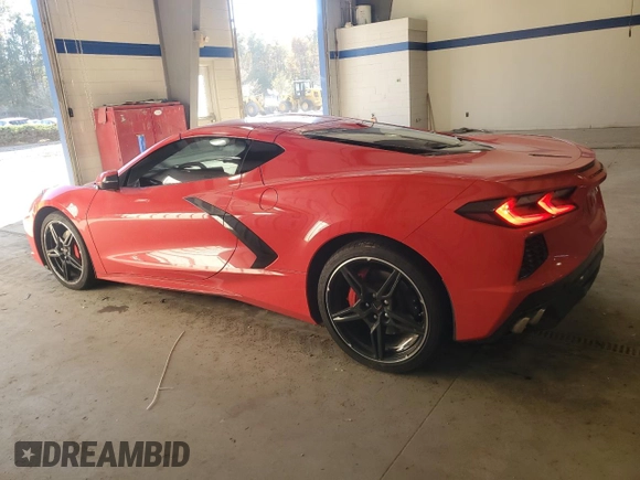 2020 Chevrolet Corvette 2LT with VIN 1G1Y72D40L5112109, listed as a Copart auction lot 79007144 with 24,206 mi miles and Salvage Title. Bid and sale history available at carsss.com. Image 2.