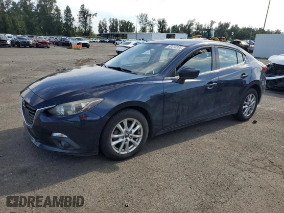 2015 Mazda 3 i Grand Touring with VIN JM1BM1W76F1246867, listed as a Copart auction lot 60318265 with 106,757 mi miles and Salvage title. Bid and sale history available at DreamBid. Image 1.